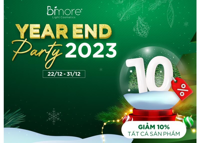Bimore Year End Party: Chương trình khuyến mãi được mong chờ nhất trong năm