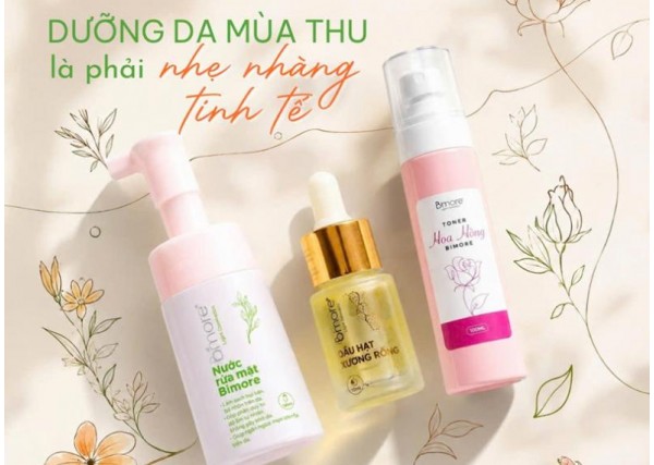 Dưỡng da mùa thu là phải nhẹ nhàng tinh tế 