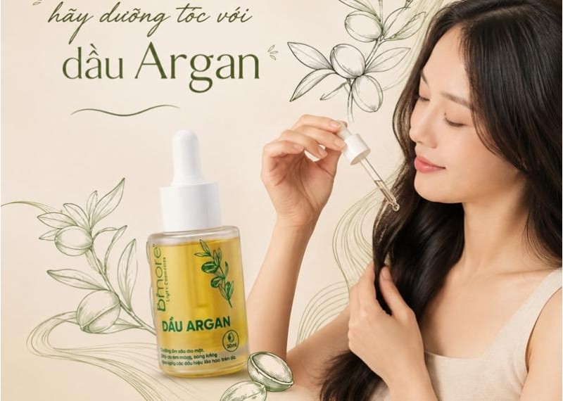 Nếu không hợp dầu dừa, hãy dưỡng tóc với dầu argan 