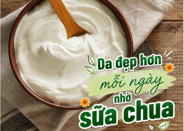 Da đẹp hơn mỗi ngày nhờ sữa chua