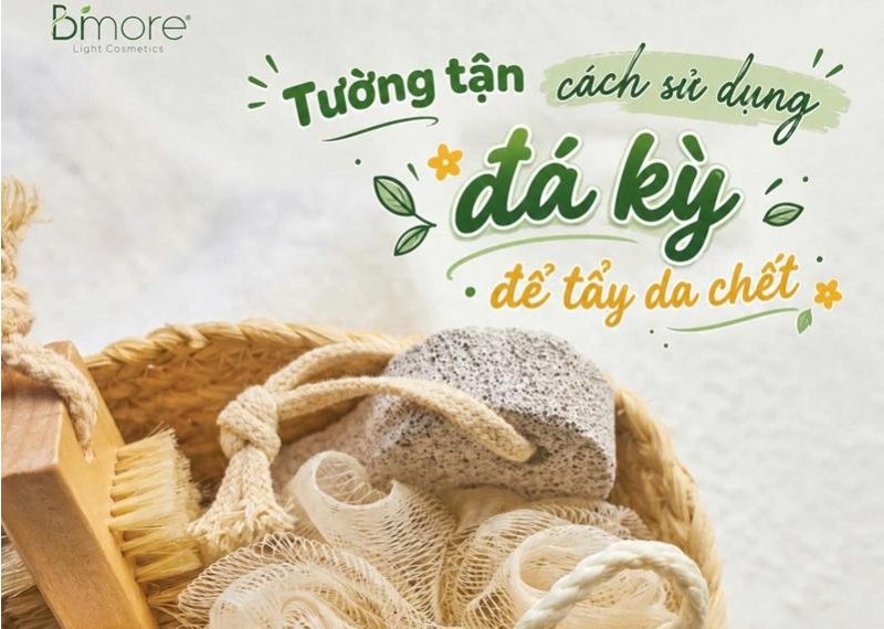 Tường tận cách sử dụng đá kỳ để tẩy da chết