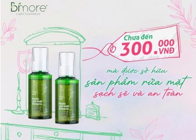 Chưa đến 300K mà sở hữu sản phẩm rửa mặt sạch sẽ, an toàn