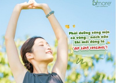 Phải dưỡng sáng mịn cả vùng... nách nữa thì mới đúng là "đẹp từng centimet"