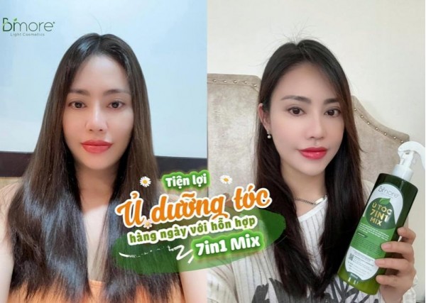 Tiện lợi ủ dưỡng tóc hàng ngày với Hỗn hợp 7in1 Mix