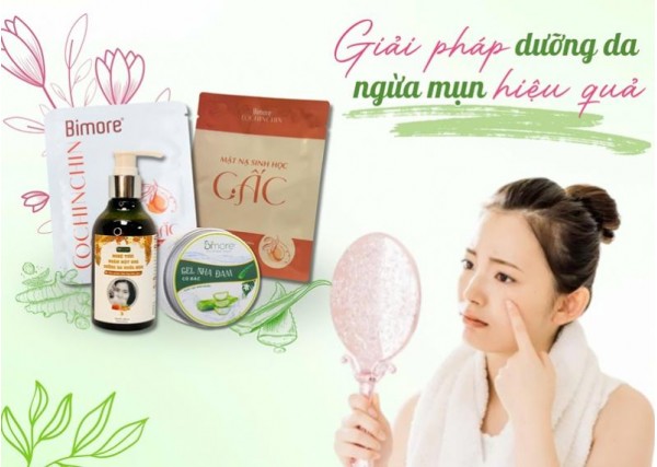 Giải pháp dưỡng da, ngừa mụn hiệu quả