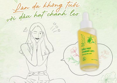 Làn da không tuổi với dầu hạt chanh leo