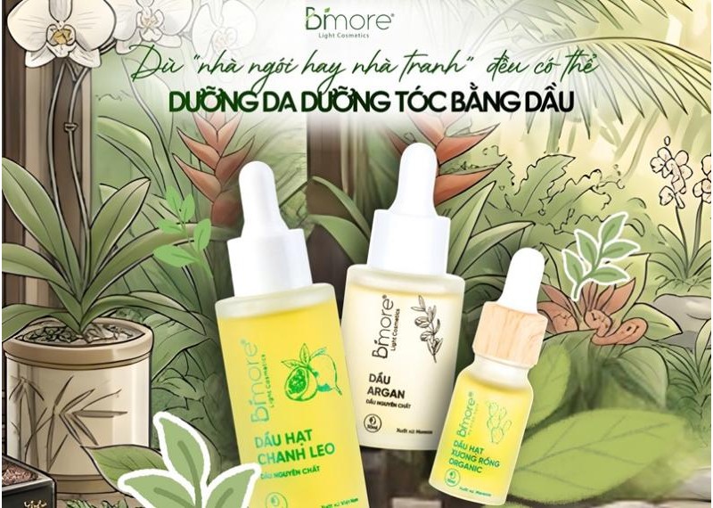 Dù "nhà ngói hay nhà tranh" cũng có thể dưỡng da - dưỡng tóc bằng dầu