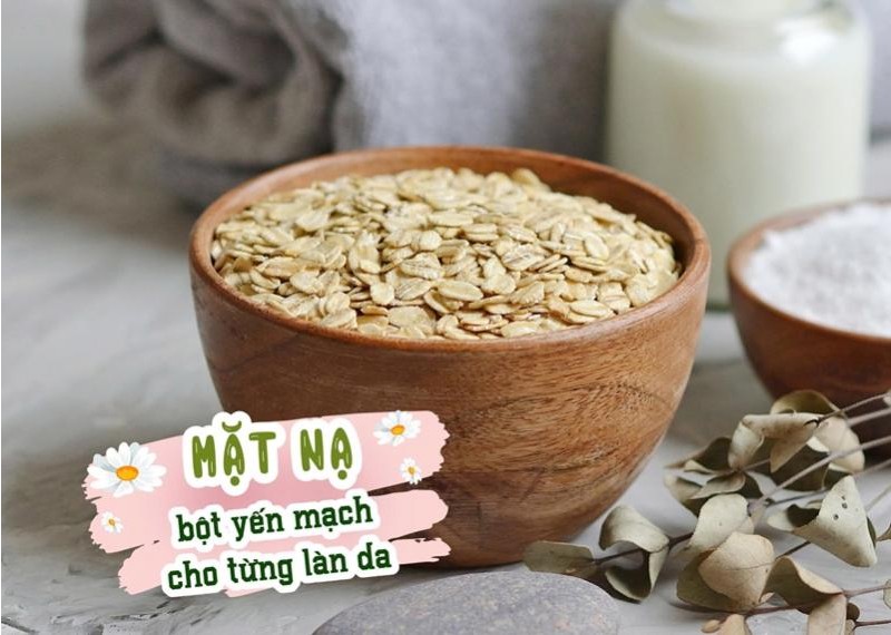 Mặt nạ bột yến mạch cho từng làn da 