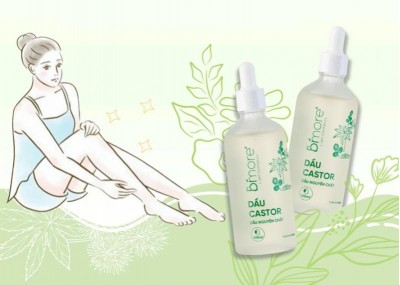 Tẩy da chết toàn thân siêu mướt với dầu Castor 