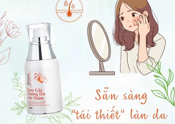 Kem gấc bảo vệ da bạn khỏi thâm do mụn, giúp da sáng đều màu