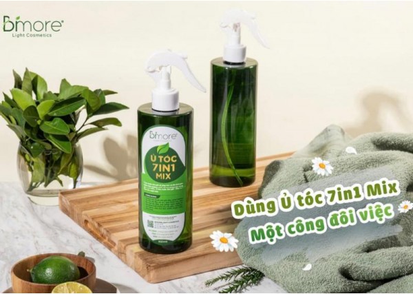Dùng Ủ tóc 7in1 Mix - Một công đôi việc 