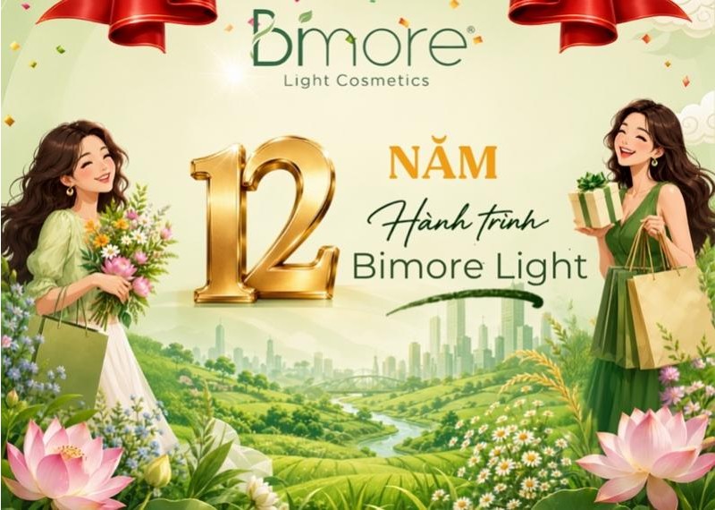 Ưu đãi mừng sinh nhật 12 tuổi của Bimore
