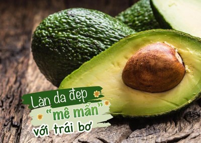 Làn da đẹp “mê mẩn” với trái bơ