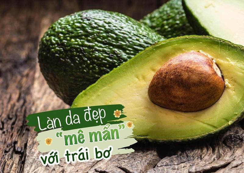 Làn da đẹp “mê mẩn” với trái bơ