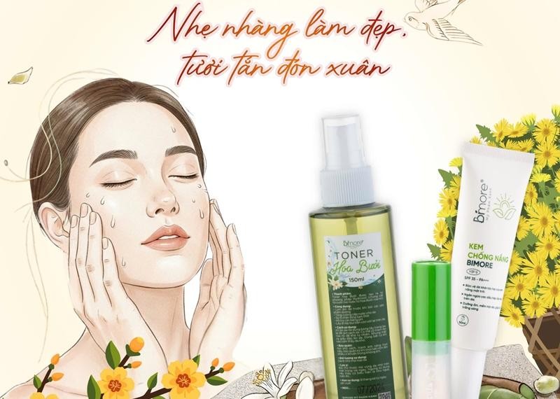 Nhẹ nhàng làm đẹp, tươi tắn đón xuân