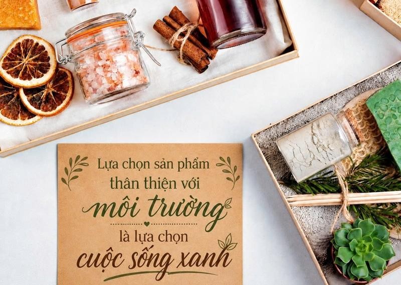 Lựa chọn sản phẩm thân thiện với môi trường là lựa chọn cuộc sống xanh