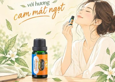 Giải tỏa căng thẳng với hương cam mát ngọt 