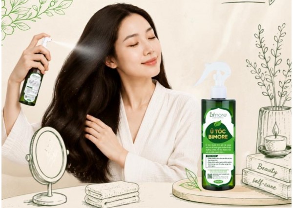 Dùng Ủ tóc Bimore - Một công đôi việc 