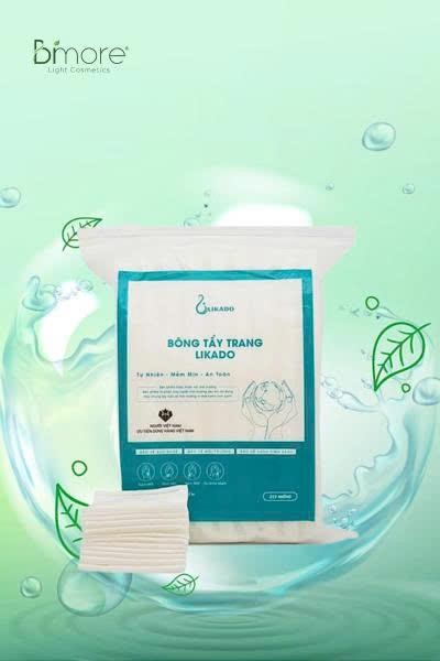 Bông tẩy trang Likado túi 222 miếng